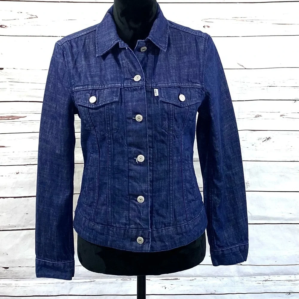 Levi's‎ Womens Trucker Jacket Denim Blue Size M